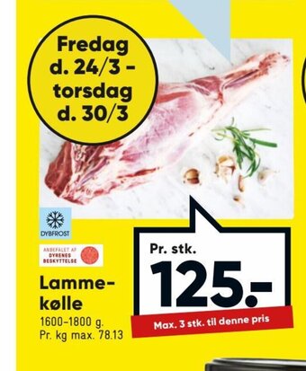 Bilka Lammekølle tilbud