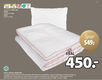 JYSK Royal Nordic Fiberdyne tilbud