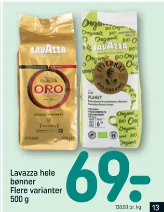 REMA 1000 Qualita oro kaffebønner tilbud