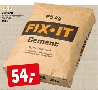 jem & fix Fix-it cement tilbud