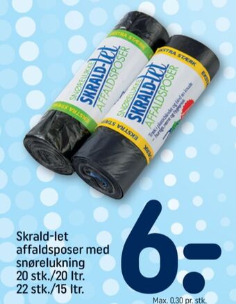 Skrald-let affaldsposer