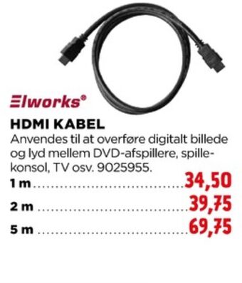Elworks hdmi-kabel