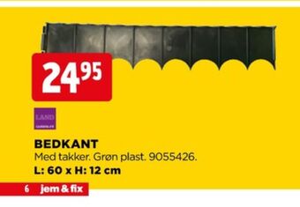 Land gardenlife bedkant