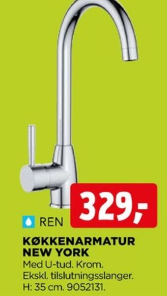 Ren køkkenarmatur