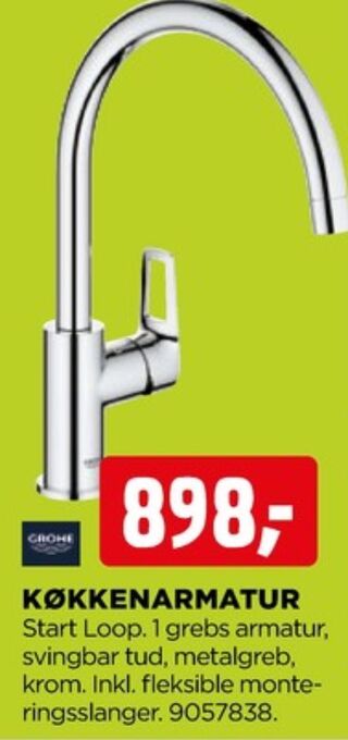 jem & fix Grohe køkkenarmatur tilbud