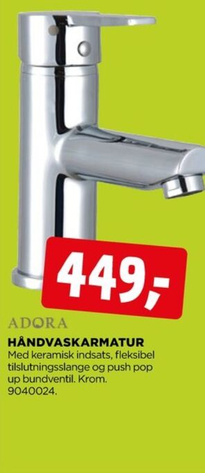 jem & fix Adora håndvaskarmatur tilbud