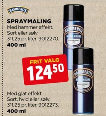 Hammerite spraymaling