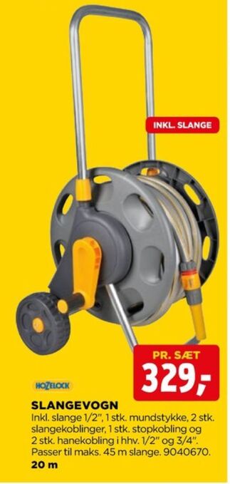 jem & fix Hozelock slangevogn tilbud
