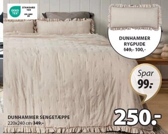 JYSK Dunhammer Sengetæppe tilbud