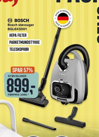 Bosch støvsuger bgl6x3001