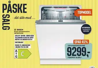 Skousen Bosch opvaskemaskine sbt6zcx49e tilbud
