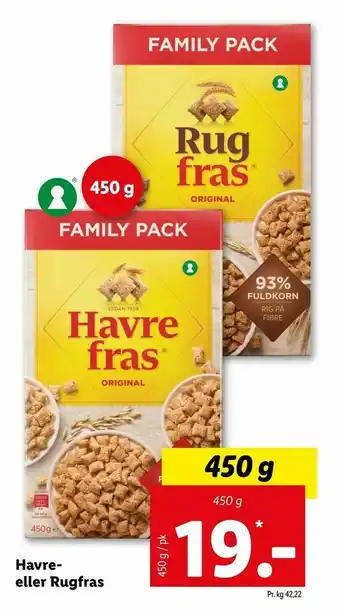 Let-Køb Havre- eller Rugfras tilbud