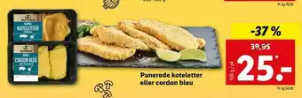 Let-Køb Panerede koteletter eller cordon bleu tilbud