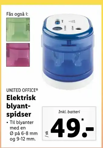 Let-Køb Elektrisk blyantspidser tilbud
