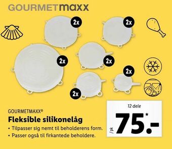 Fleksible silikonelåg