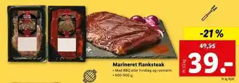 Marineret flanksteak