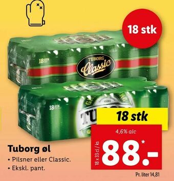 Let-Køb Tuborg øl tilbud