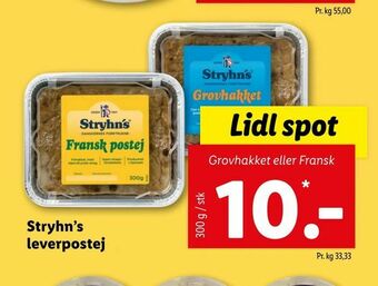 Let-Køb Stryhn's leverpostej tilbud