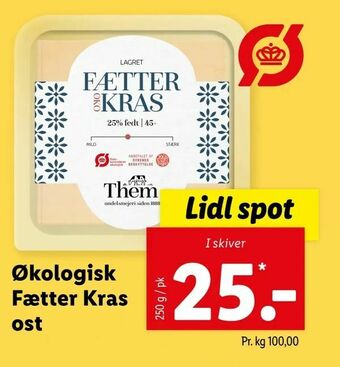 Let-Køb Økologisk Fætter Kras ost tilbud