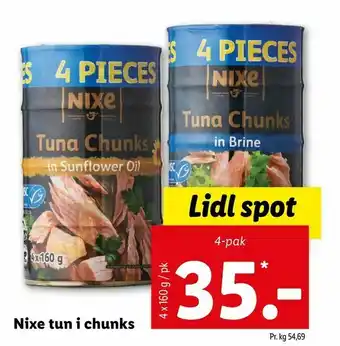 Let-Køb Nixe tun i chunks tilbud