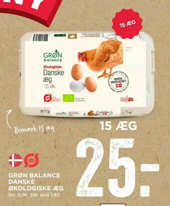 MENY Grøn balance danske økologiske æg tilbud