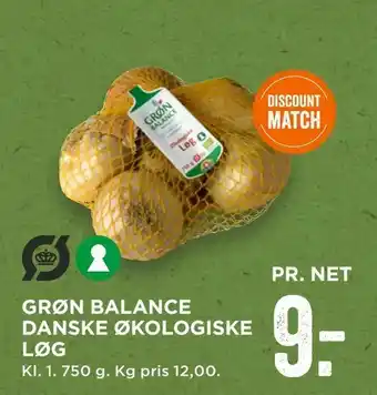 MENY Grøn balance danske økologiske løg tilbud