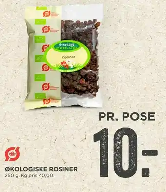 Økologiske rosiner