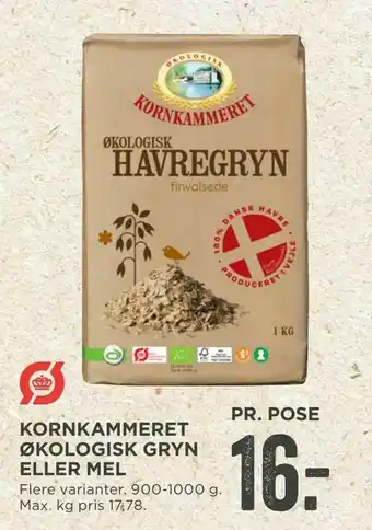 Kornkammeret økologisk gryn eller mel