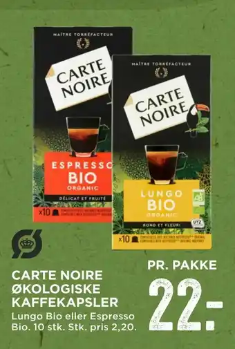 Carte noire økologiske kaffekapsler