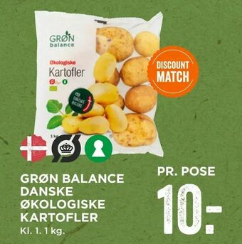 MENY Grøn balance danske økologiske kartofler tilbud