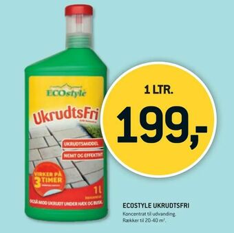 XL-BYG Ecostyle ukrudtsfri tilbud