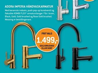 XL-BYG Adora imperia håndvaskarmatur tilbud
