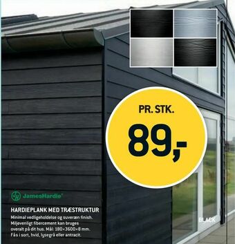 XL-BYG Hardieplank med træstruktur tilbud