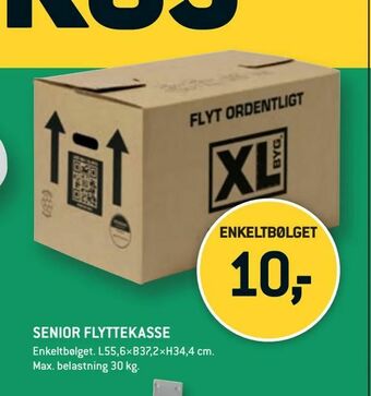 XL-BYG SENIOR FLYTTEKASSE tilbud