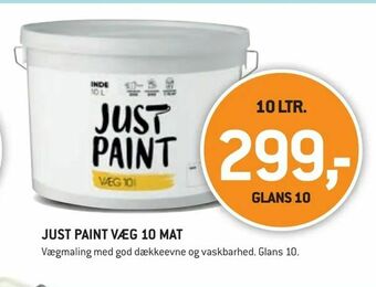 XL-BYG JUST PAINT VÆG 10 MAT tilbud