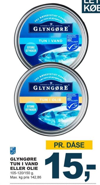 Let-Køb Glyngøre tun tilbud