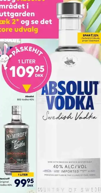 Scandlines Absolut vodka tilbud