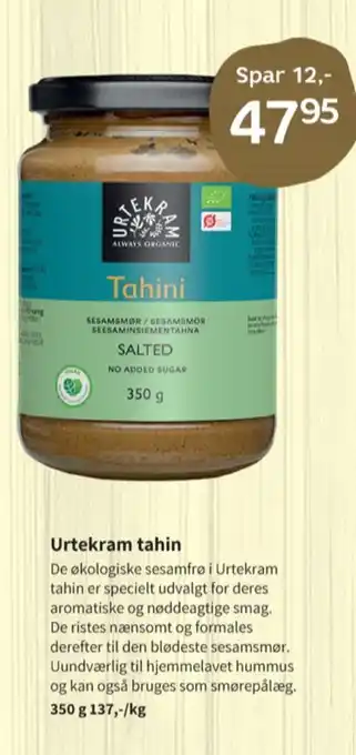 Urtekram tahin