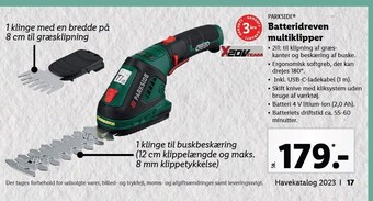 Lidl Parkside batteridreven multiklipper tilbud