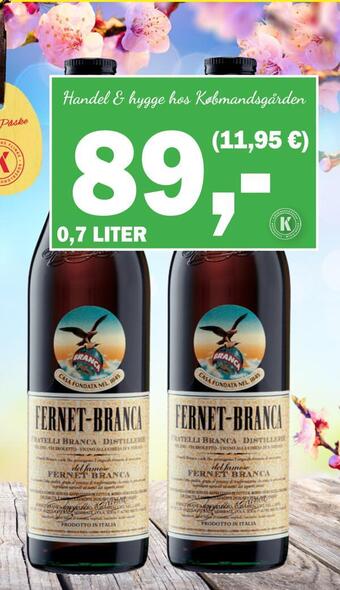 Købmandsgården Fernet-branca tilbud