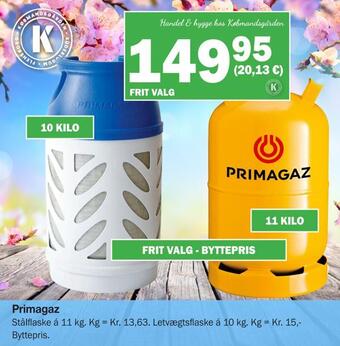Købmandsgården Primagaz tilbud