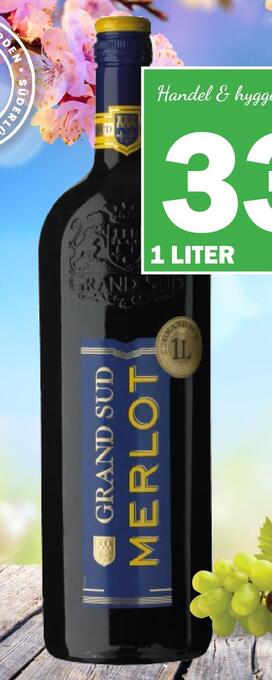 Købmandsgården Grand sud merlot tilbud