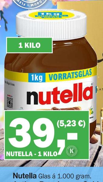 Købmandsgården Nutella tilbud