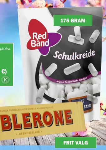 Købmandsgården Red band skolekridt tilbud