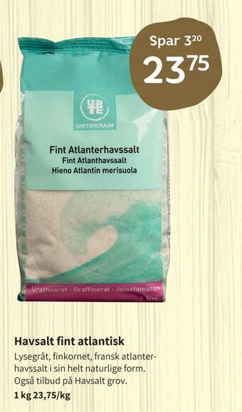 Helsam Havsalt fint atlantisk tilbud