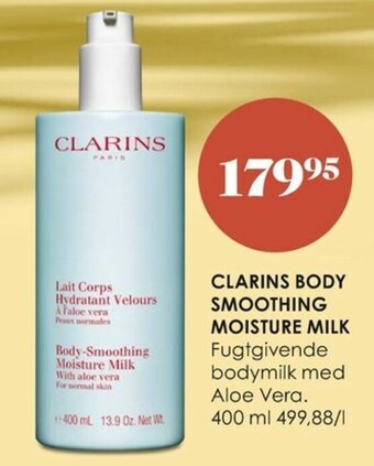 Matas Clarins Body Smoothing Moisture Milk tilbud