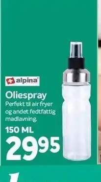 Din Isenkræmmer Alpina oliespray tilbud