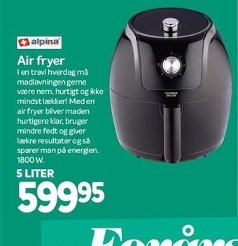 Alpina air fryer