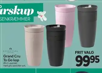 Din Isenkræmmer Rosendahl grand cru to go kop tilbud