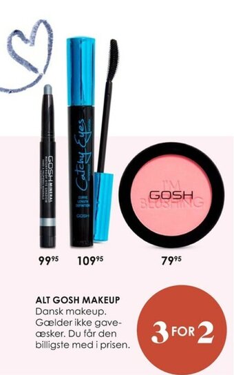 Matas Alt Gosh Makeup tilbud